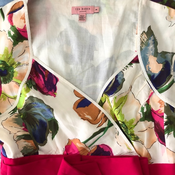 Ted Baker Dresses & Skirts - TB sz3 NWOT Gorgeous Floral Wrap dress